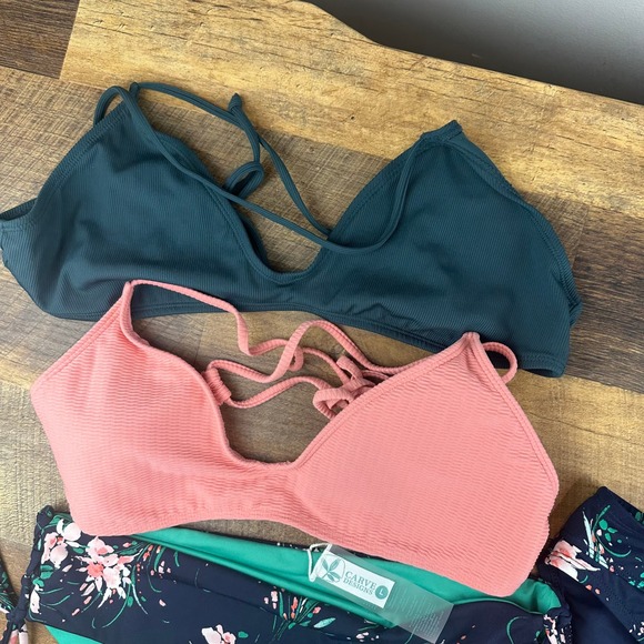 Carve Designs Bikini Bundle Swimsuit Set Size Large Floral Print - Picture 6 of 7